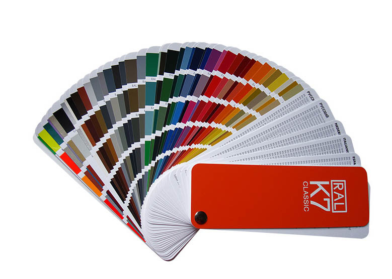 RAL Color Swatches Paint Type مواد صديقة للبيئة